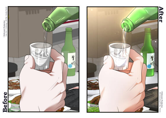 Lineart | Coloring | BG: Goody Studio BG Correction: Weclss